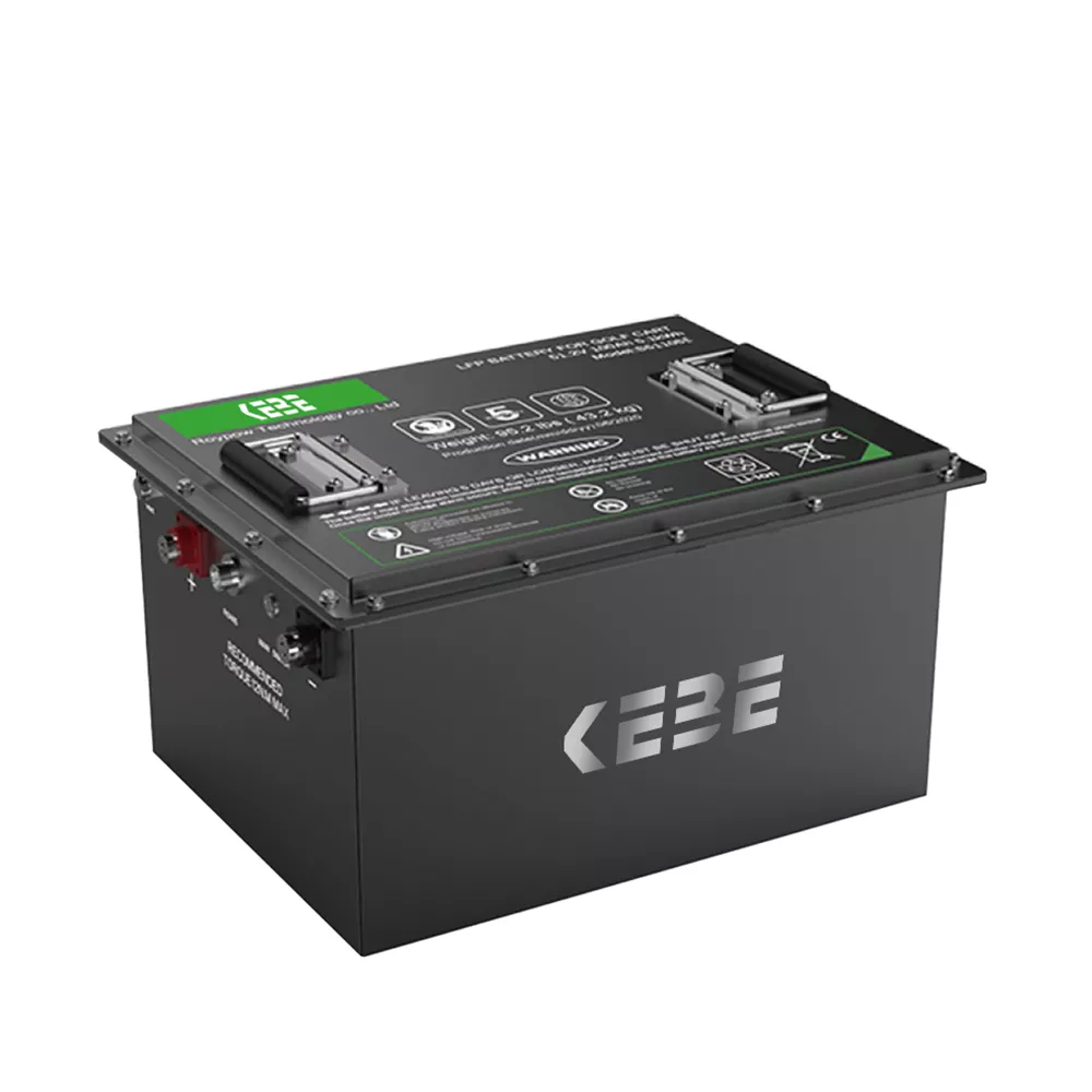 51.2V 105Ah 5376Wh Golf Cart Lithium Battery